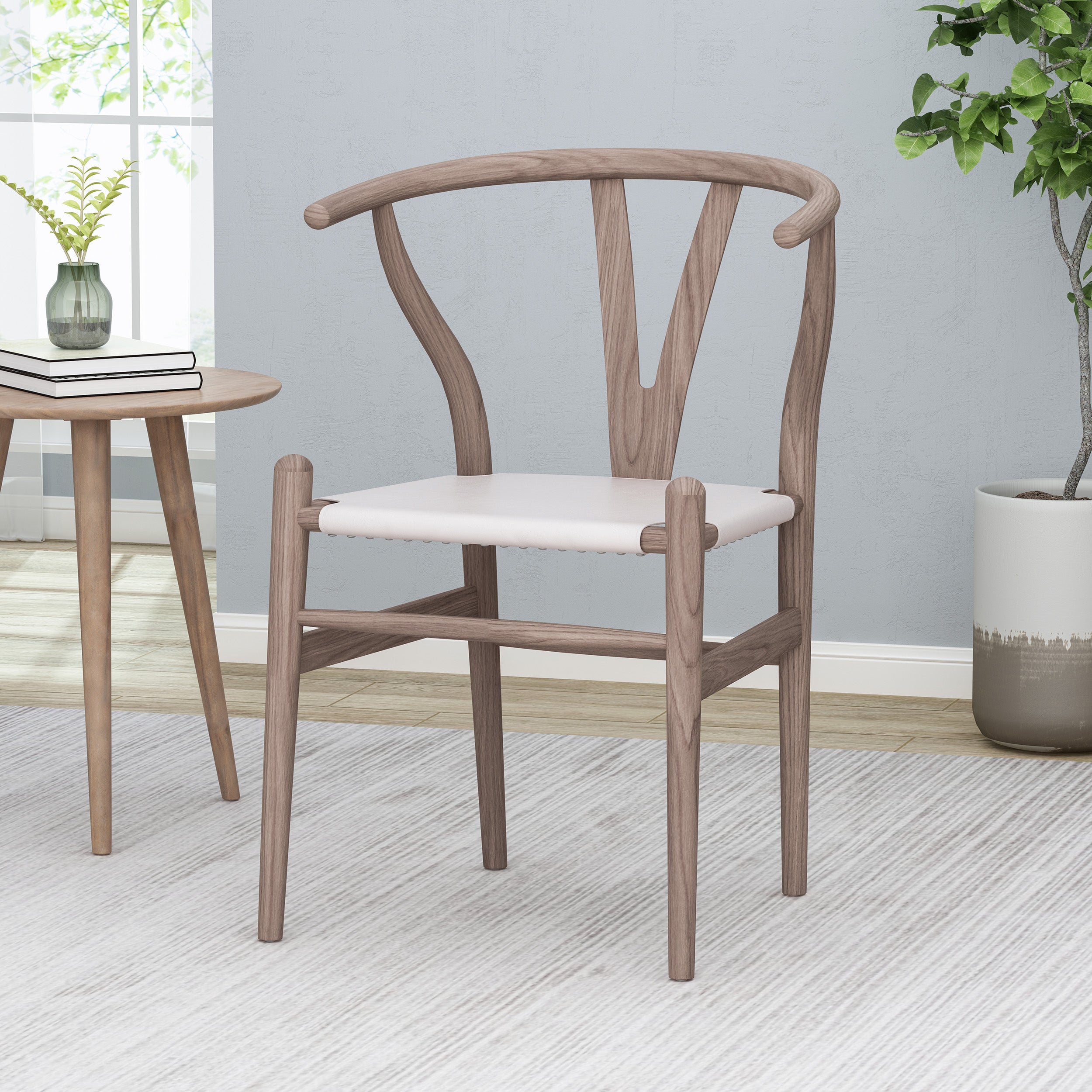 Solid wood deals wishbone chair