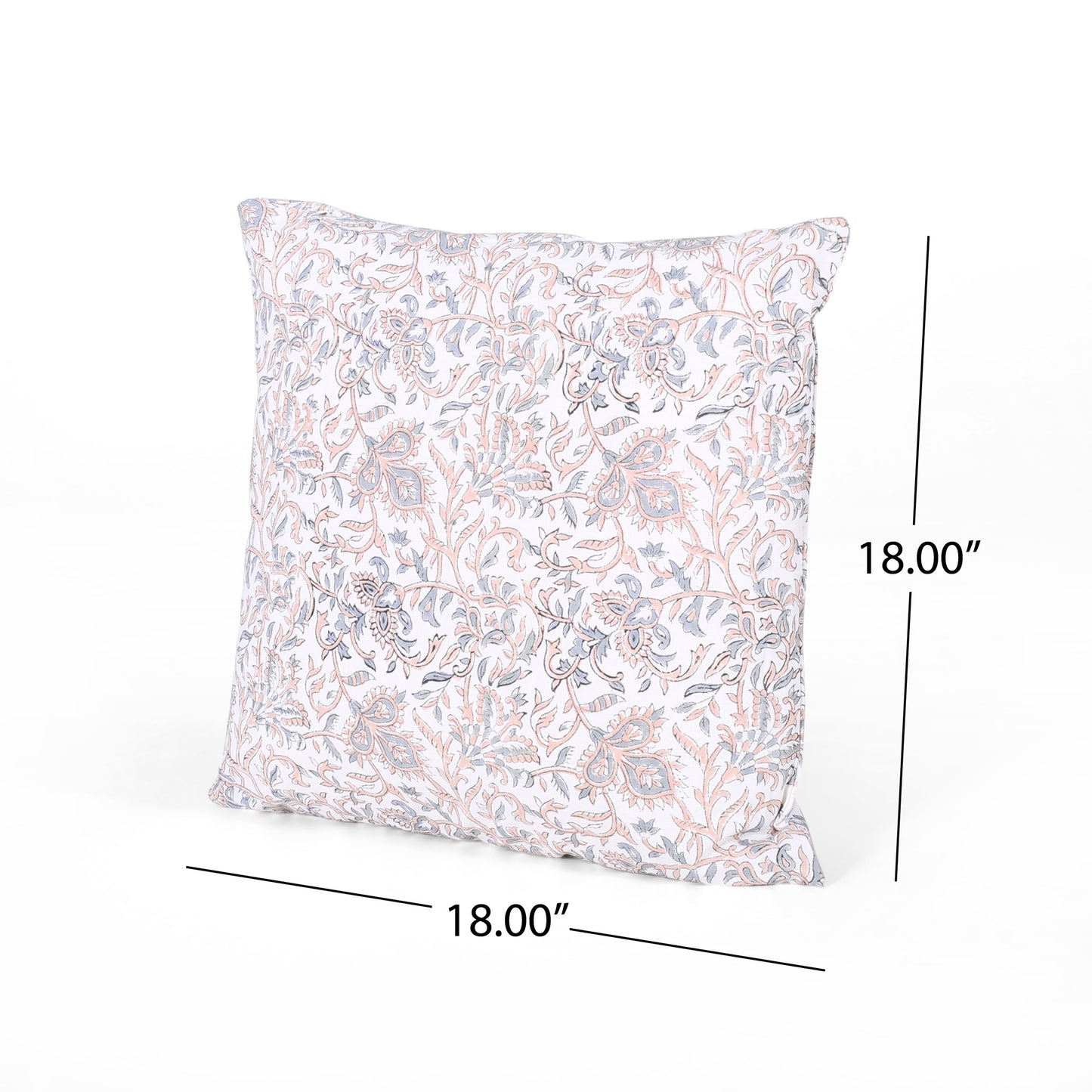 Keiko Modern Fabric Throw Pillow Cover