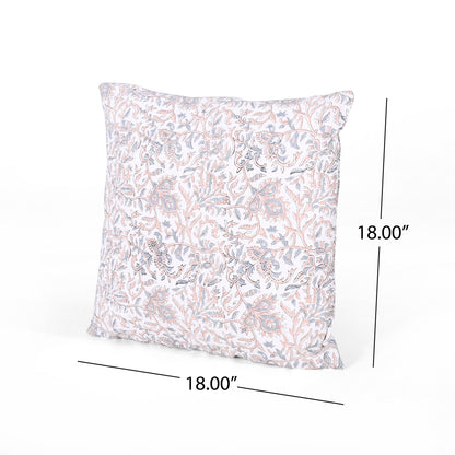 Keiko Modern Fabric Throw Pillow Cover (Set of 2)
