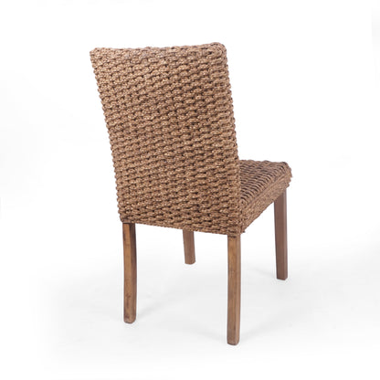 Laryiah Boho Wicker Dining Chair (Set of 2)