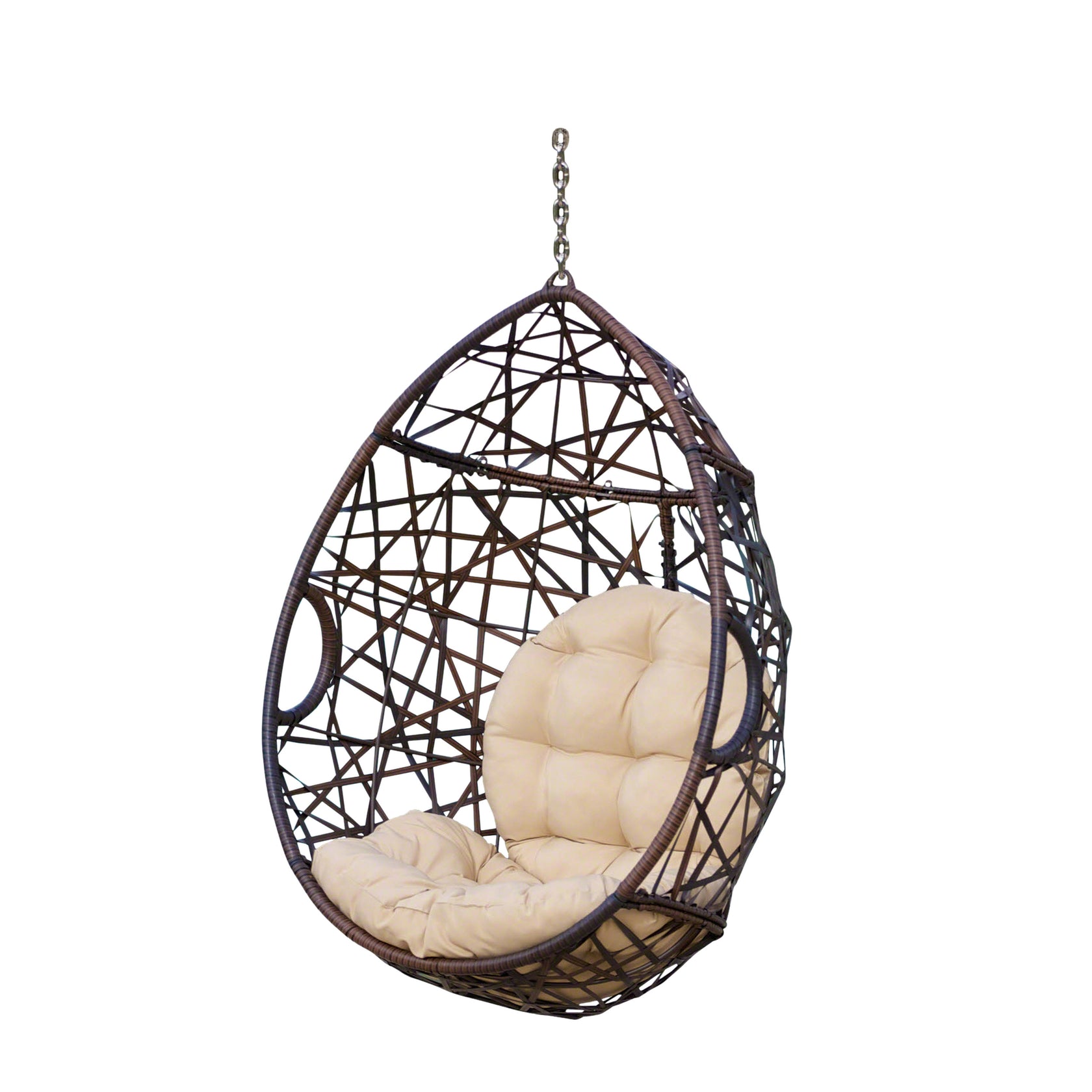 Berkley Indoor/Outdoor Wicker Hanging Egg / Teardrop Chair (Stand Not