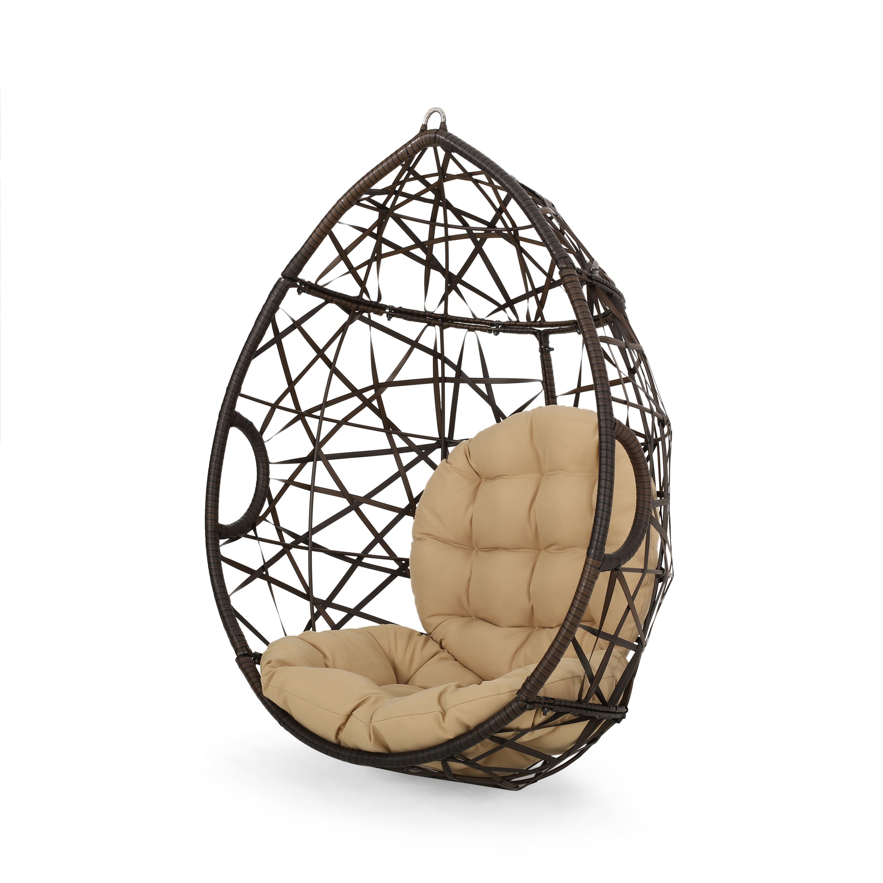 Berkley Indoor/Outdoor Wicker Hanging Egg / Teardrop Chair (Stand Not