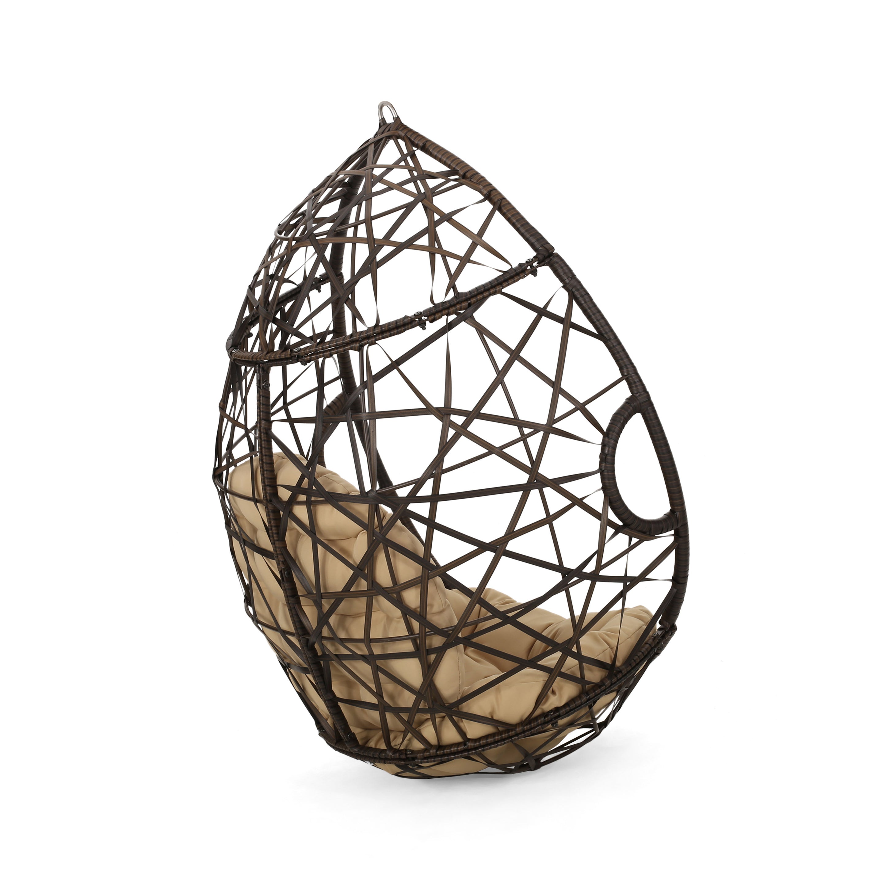 Berkley Indoor/Outdoor Wicker Hanging Egg / Teardrop Chair (Stand Not