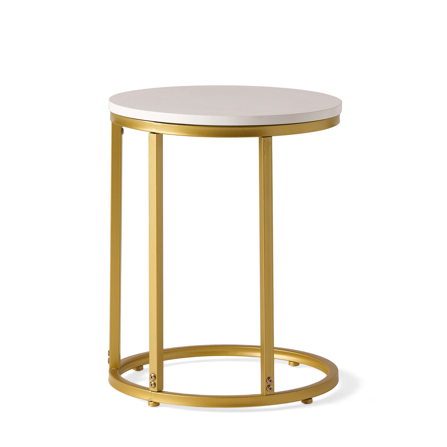 Mcgill Modern Glam C-Shaped End Table