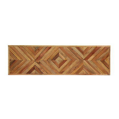 Hawley Handcrafted Boho Mango Wood Bench