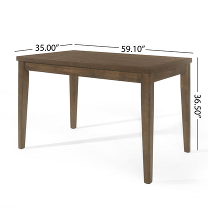 Boughton Farmhouse Counter Height Wood Dining Table