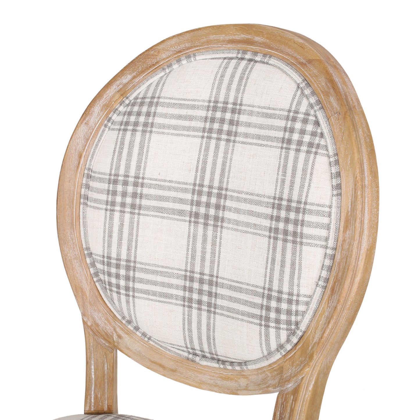 Lariya French Country Fabric Dining Chairs