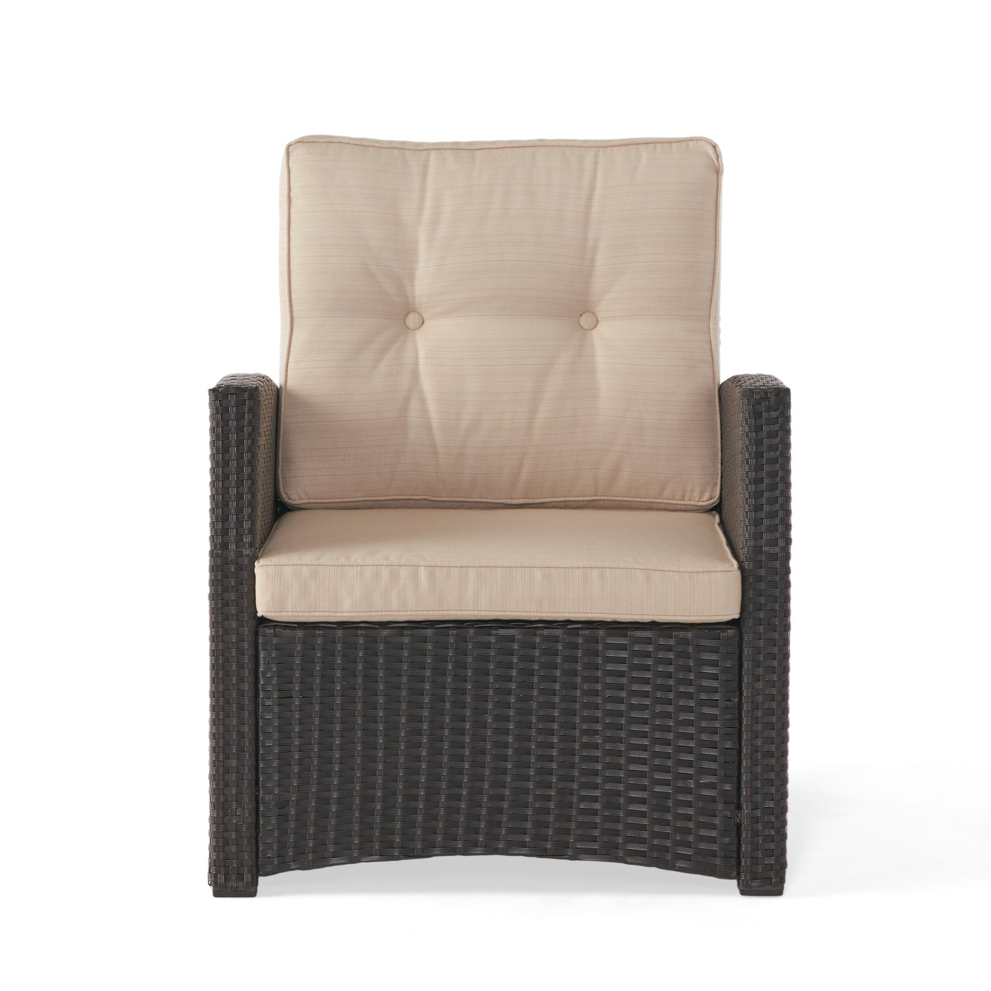 Nikki Outdoor Wicker Club Chair with Cushions