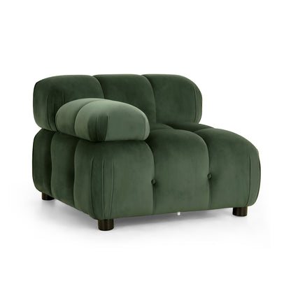 Kildare Velvet 3 Seater Modular Tufted Sofa