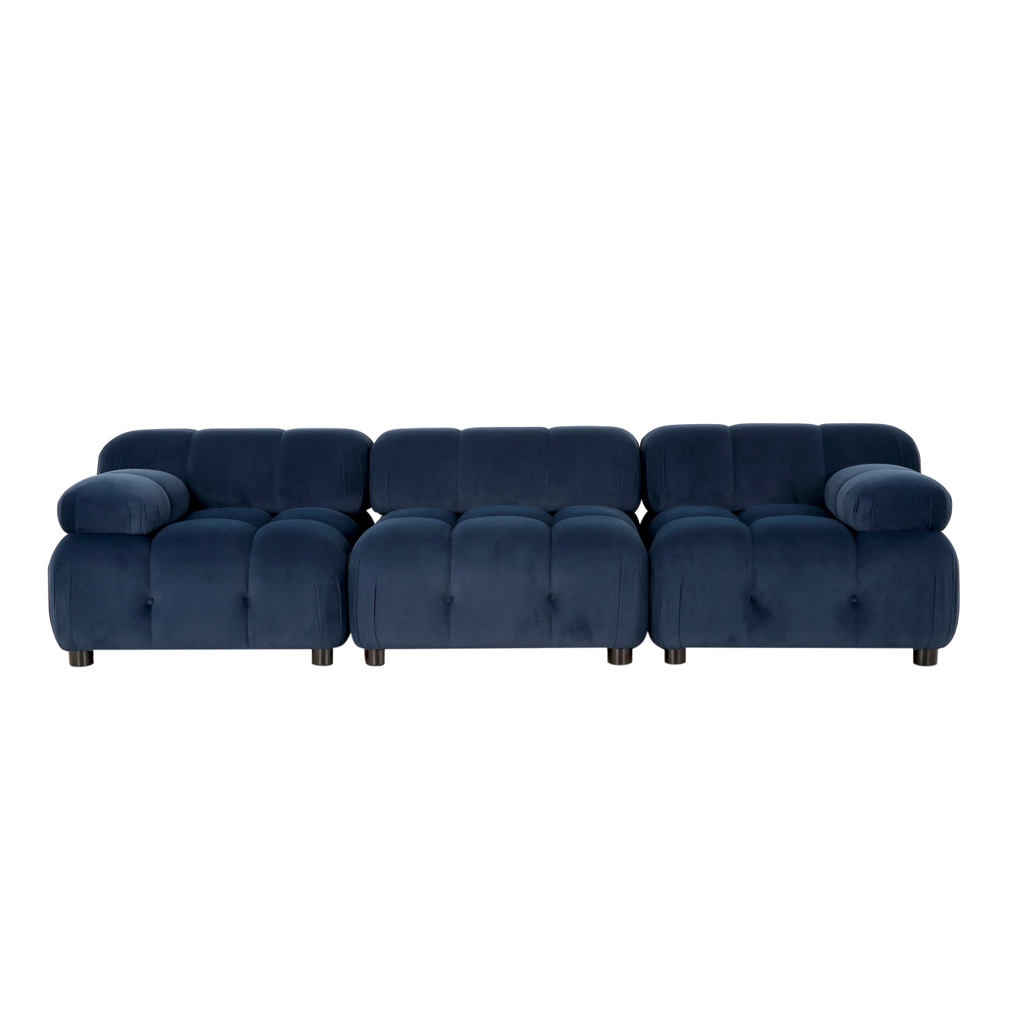 Kildare Velvet 3 Seater Modular Tufted Sofa