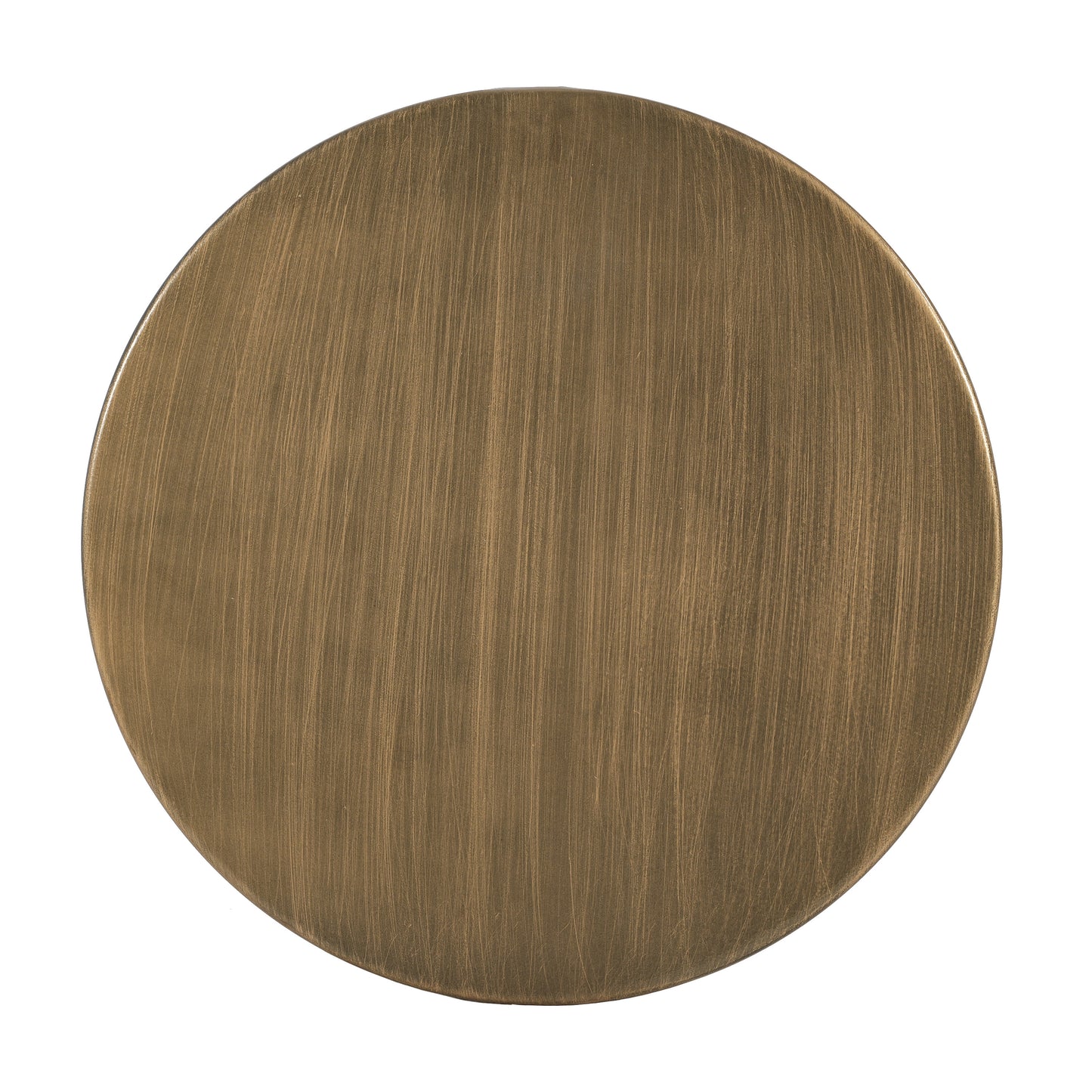 Meedom Indoor Accent Side Table Retro Metal Table with Hand-hammered Texture