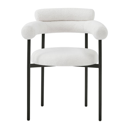 Jornic Modern Arm Upholstered Dining Chair