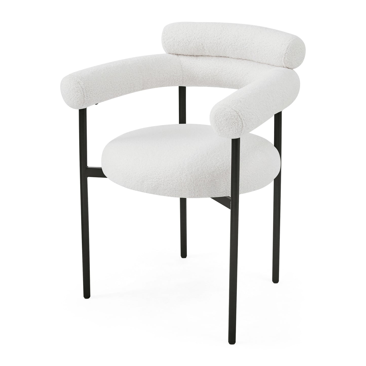 Jornic Modern Arm Upholstered Dining Chair