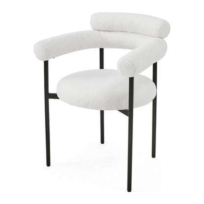 Jornic Modern Arm Upholstered Dining Chair