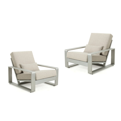 Plata Aluminum Outdoor Lounge & Leisure Chair