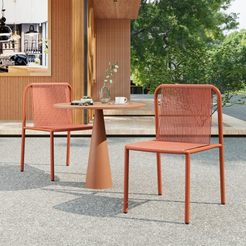 Creeperia Outdoor Patio Stackable Dining Chairs