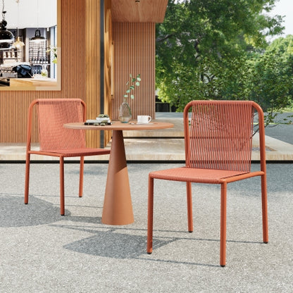 Creeperia Outdoor Patio Stackable Dining Chairs