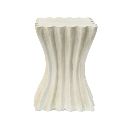 Wrena MGO Archaistic Wavy Side Table