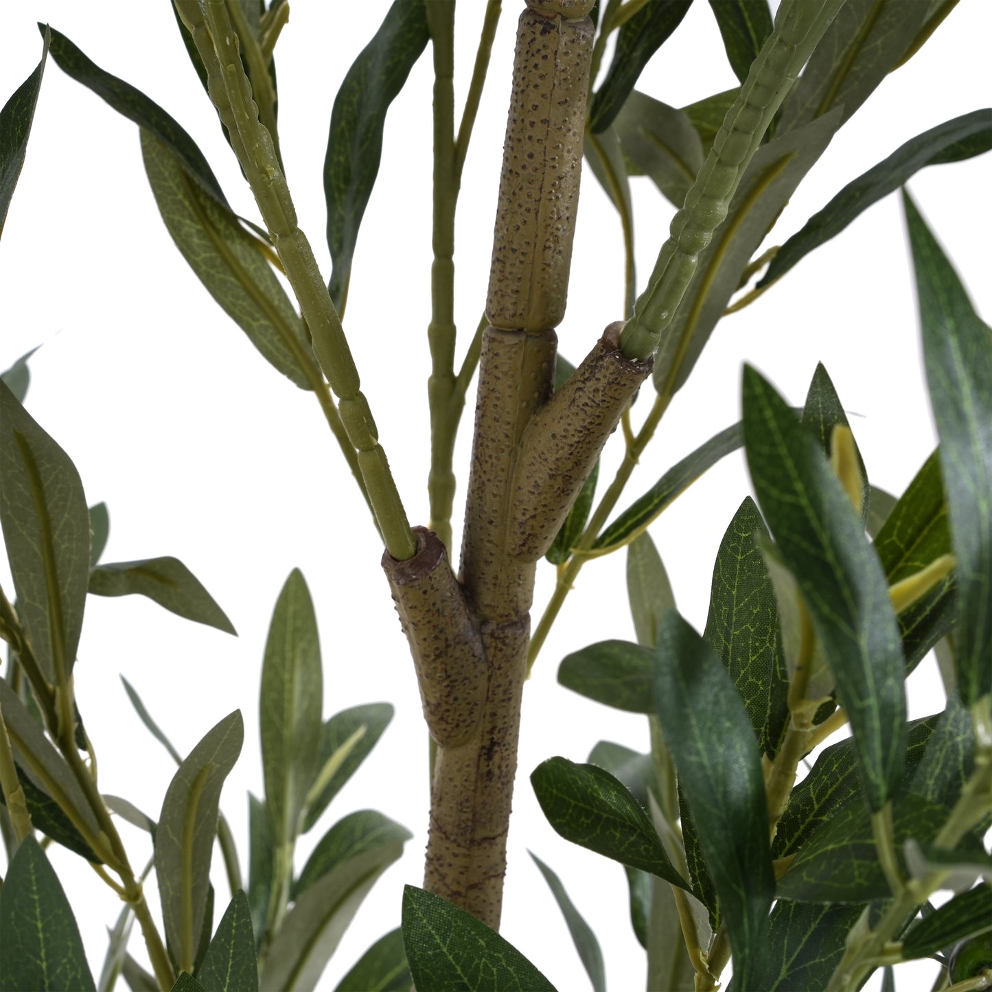 Aevor 6' Artificial Olive Tree with Black Plastic Pot