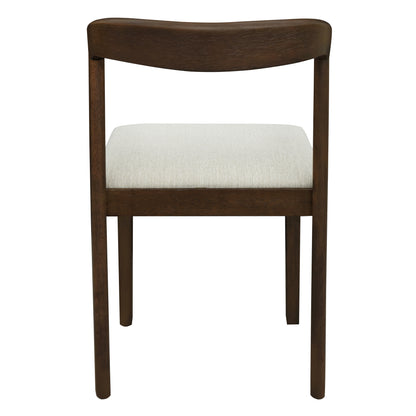 Cavomirium Solid Rubber Wood Dining Chairs,Set of 2