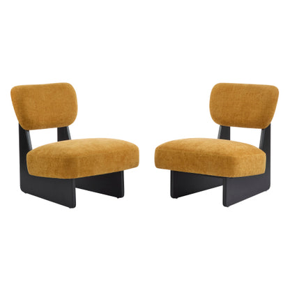 Brilinos Modern Lounge Chair Minimalist Design, Stylish and Comfortable,Set of 2