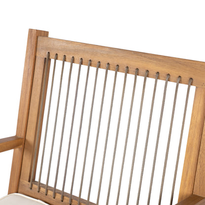 Vorynthae Patio Dining Chair with Cushion (Set of 2)