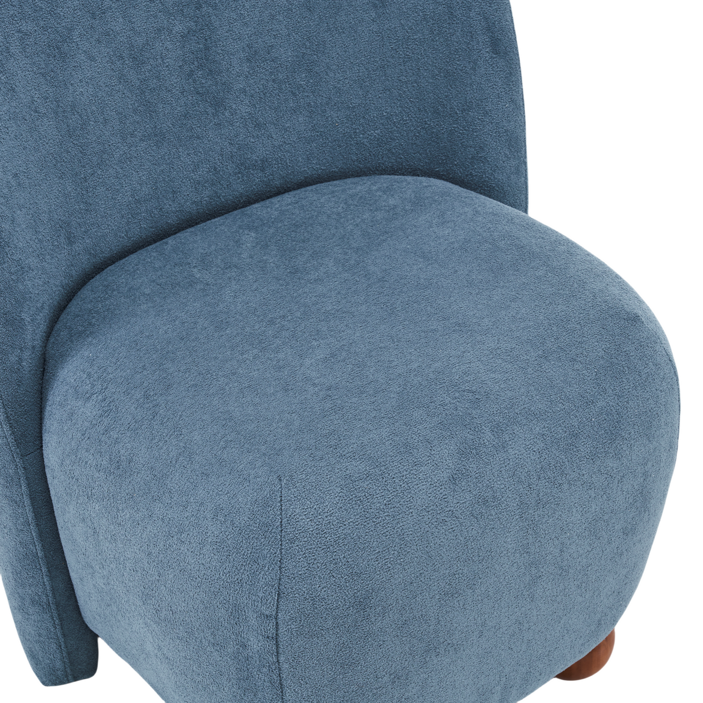 Sallia Ultra-Soft Modern Low-Back Armless Accent Chair, Multiple Color