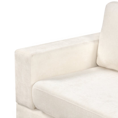 Serava Sectional Sofa Upholstered Sofa Couch with Reversible Armrests for Living Room