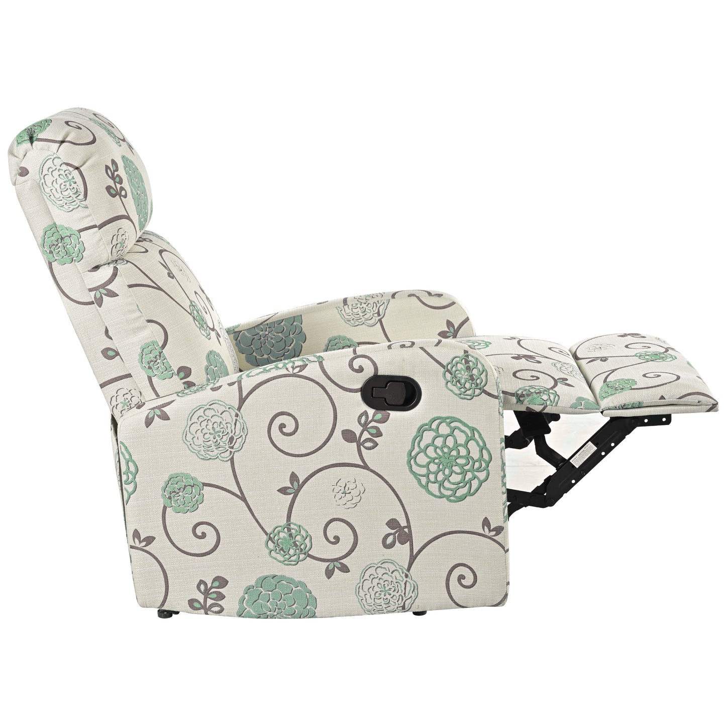 Elarra Modern Recliner Manual Recliner Home Theater Manual Recliner Chair with Adjustable Backrest