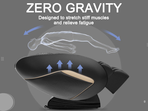Erelith Massage Chair Blue-Tooth Connection and Speaker, Easy to Use at Home and in The Office and Recliner with Zero Gravity with Full Body Air Pressure