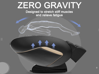 Erelith Massage Chair Blue-Tooth Connection and Speaker, Easy to Use at Home and in The Office and Recliner with Zero Gravity with Full Body Air Pressure