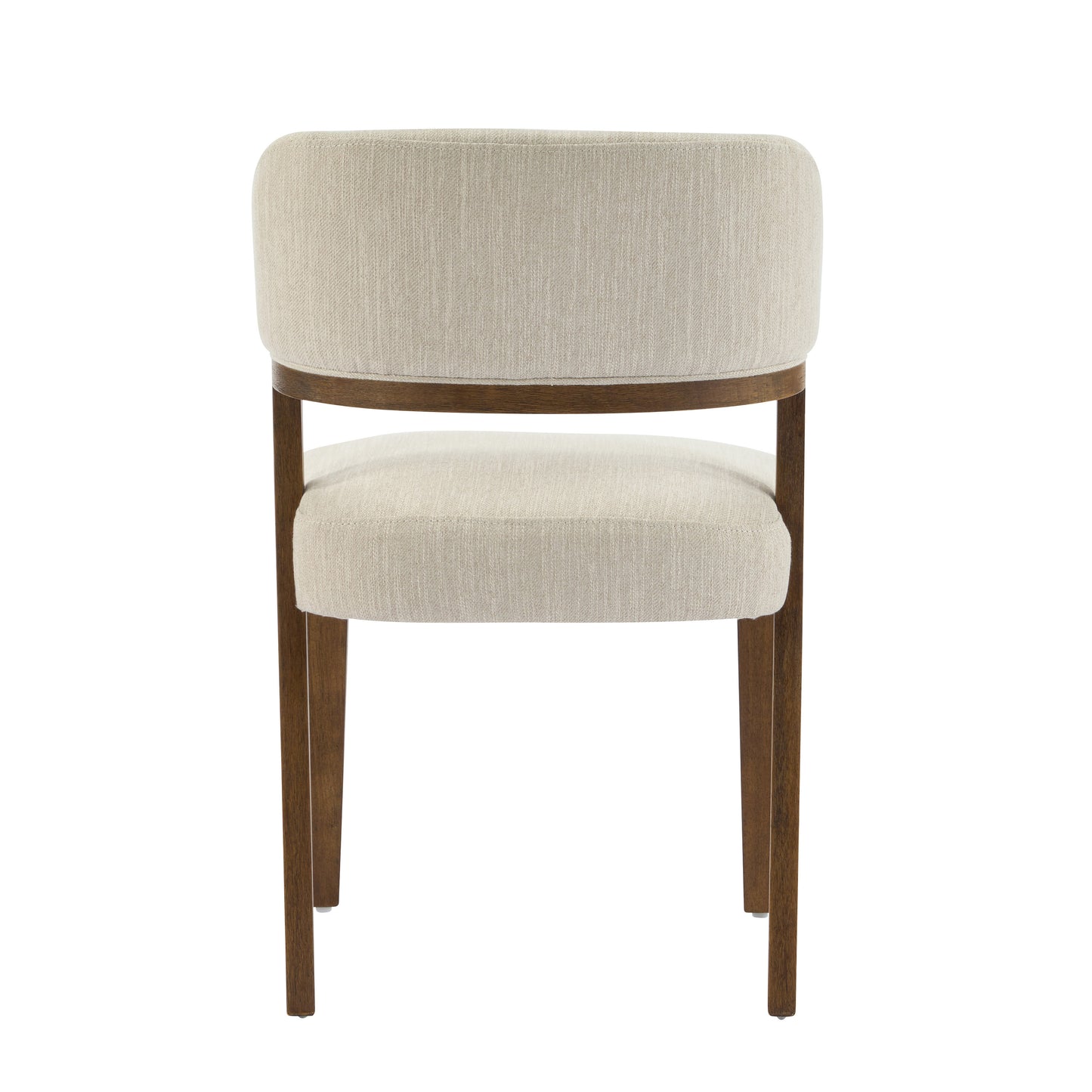 Veyotilous Upholstered Back Side Dining Chair with Rubber Wood Frame (Set of 2)