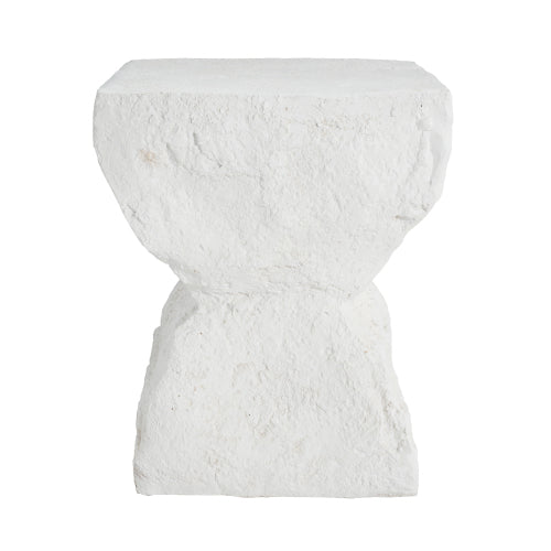 Caleo Outdoor Paito Modern Minimalist MGO Side Table, White