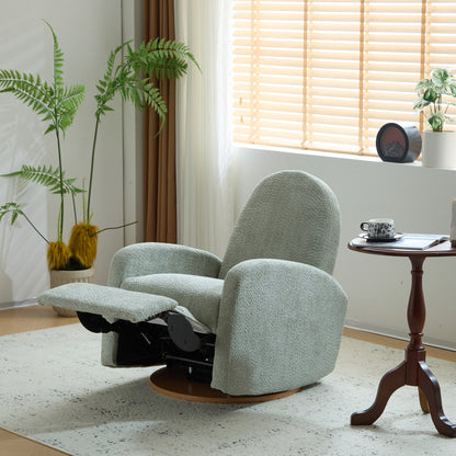 Alindra Modern 360° Swivel Glider Recliner Chair with Rocking Motion