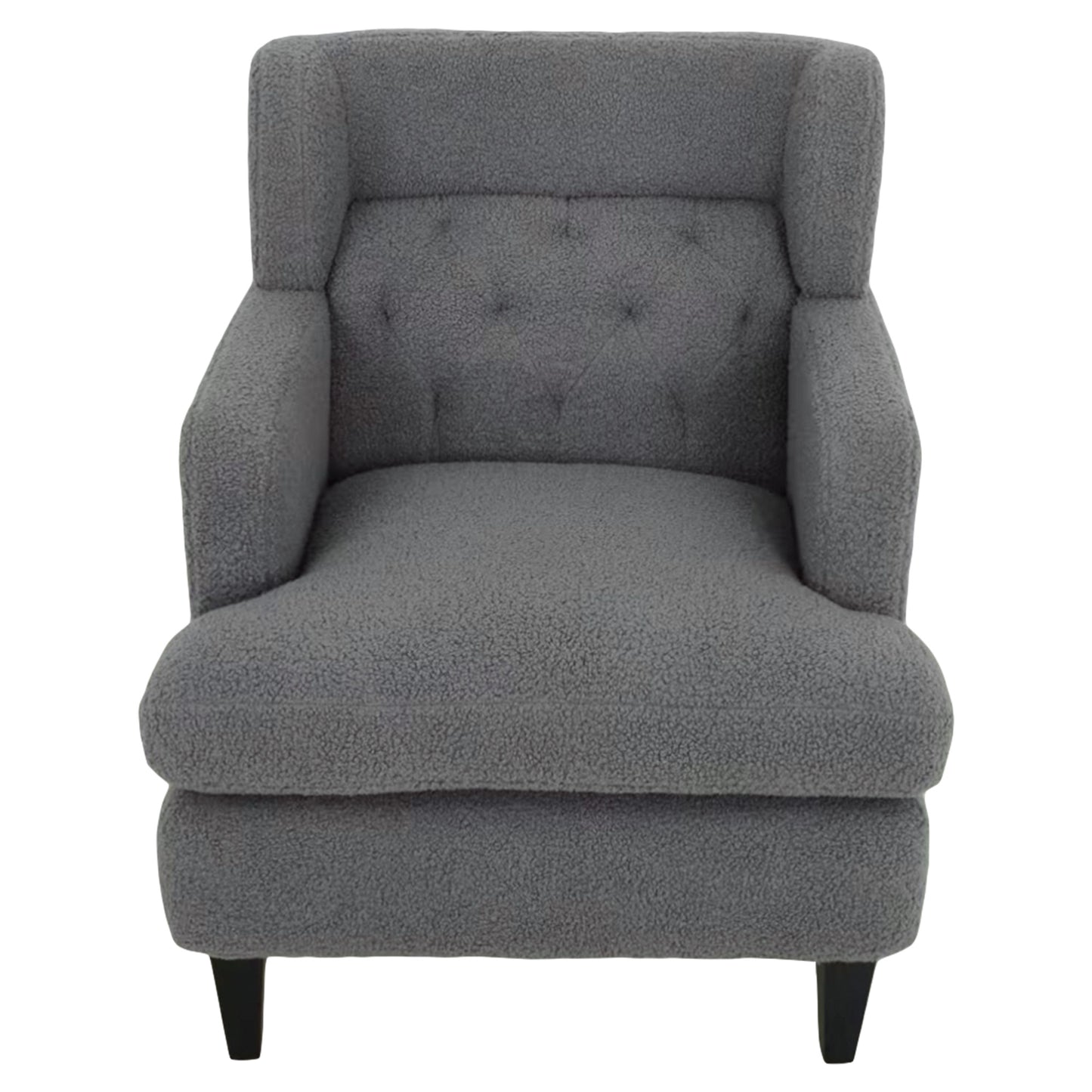 Dorelle Upholstered Accent Chair Tufted Armchair for Living Room and Bedroom