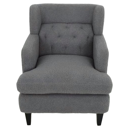 Dorelle Upholstered Accent Chair Tufted Armchair for Living Room and Bedroom