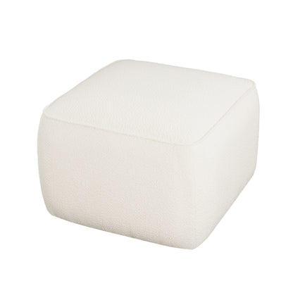 Cassian Upholstered Square PU Leather Ottoman
