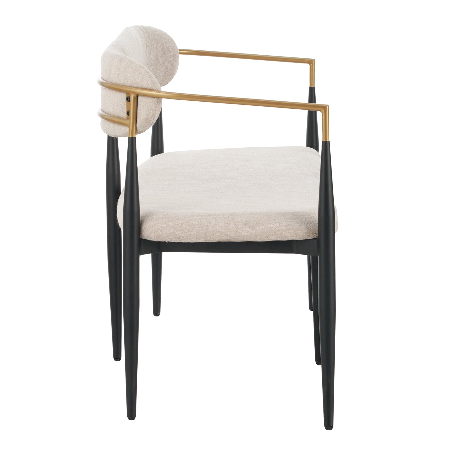 Embare Minimalist  Style Metal Loveseat Settee