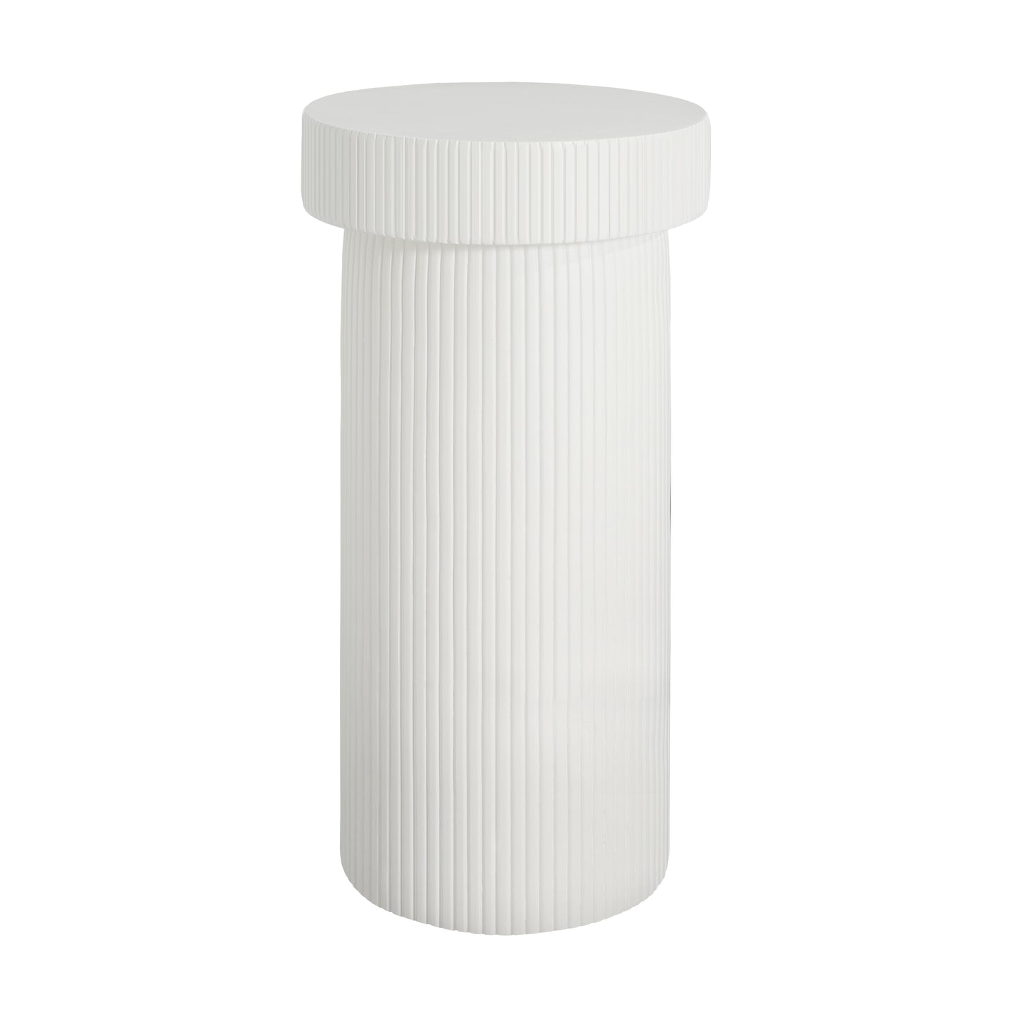 Othello MGO Pedestal Column Plant Stand, 24 Inch H
