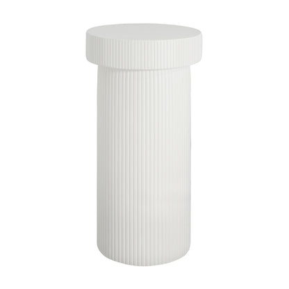 Othello MGO Pedestal Column Plant Stand, 24 Inch H