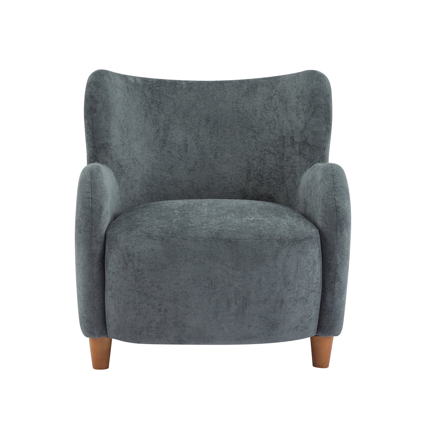 Zoe Fabric Wingback Accent Chairs Single Sofa