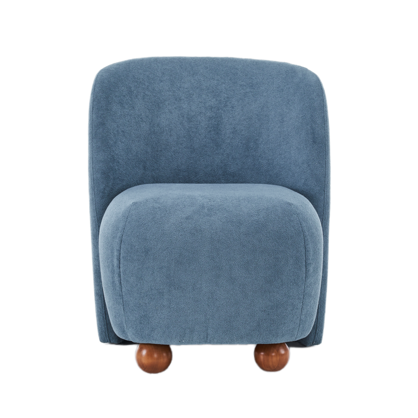 Sallia Ultra-Soft Modern Low-Back Armless Accent Chair, Multiple Color