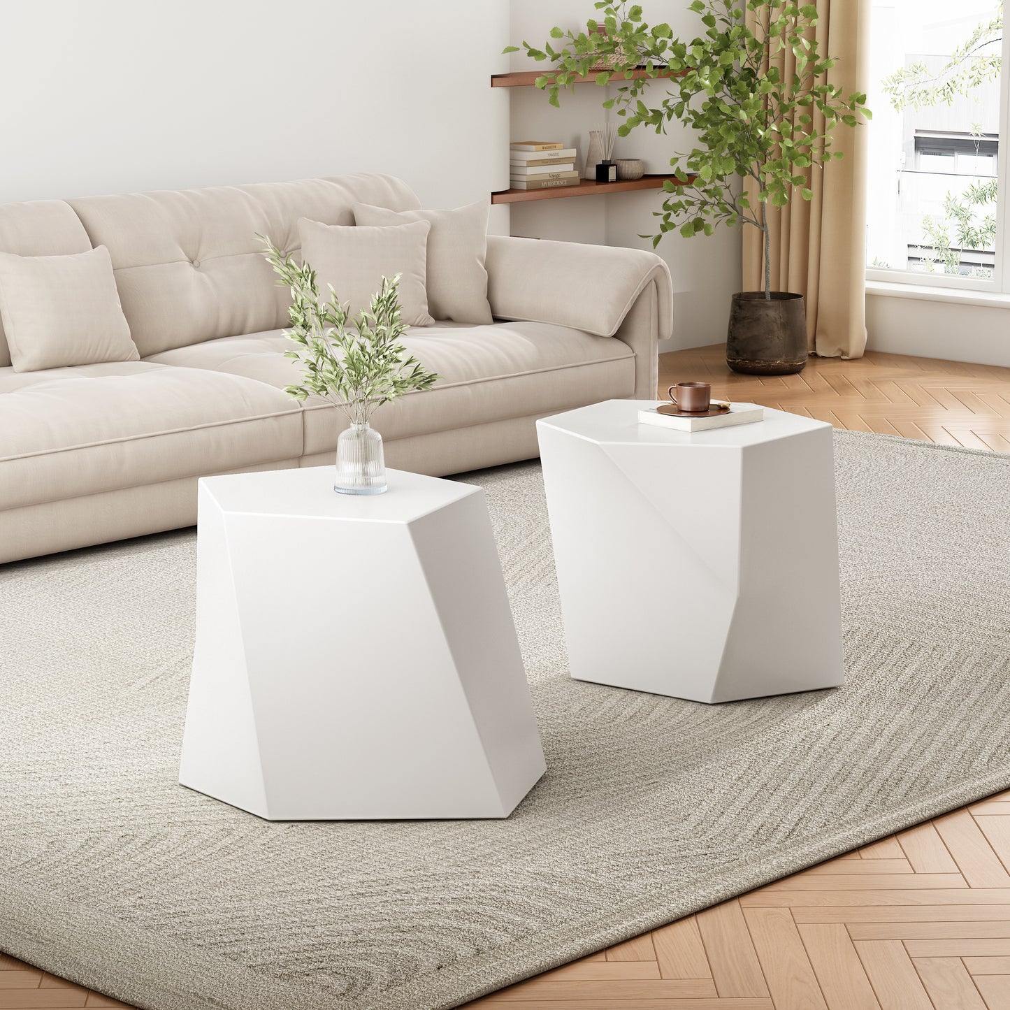 Yarrow Modern MGO Coffee Table Set