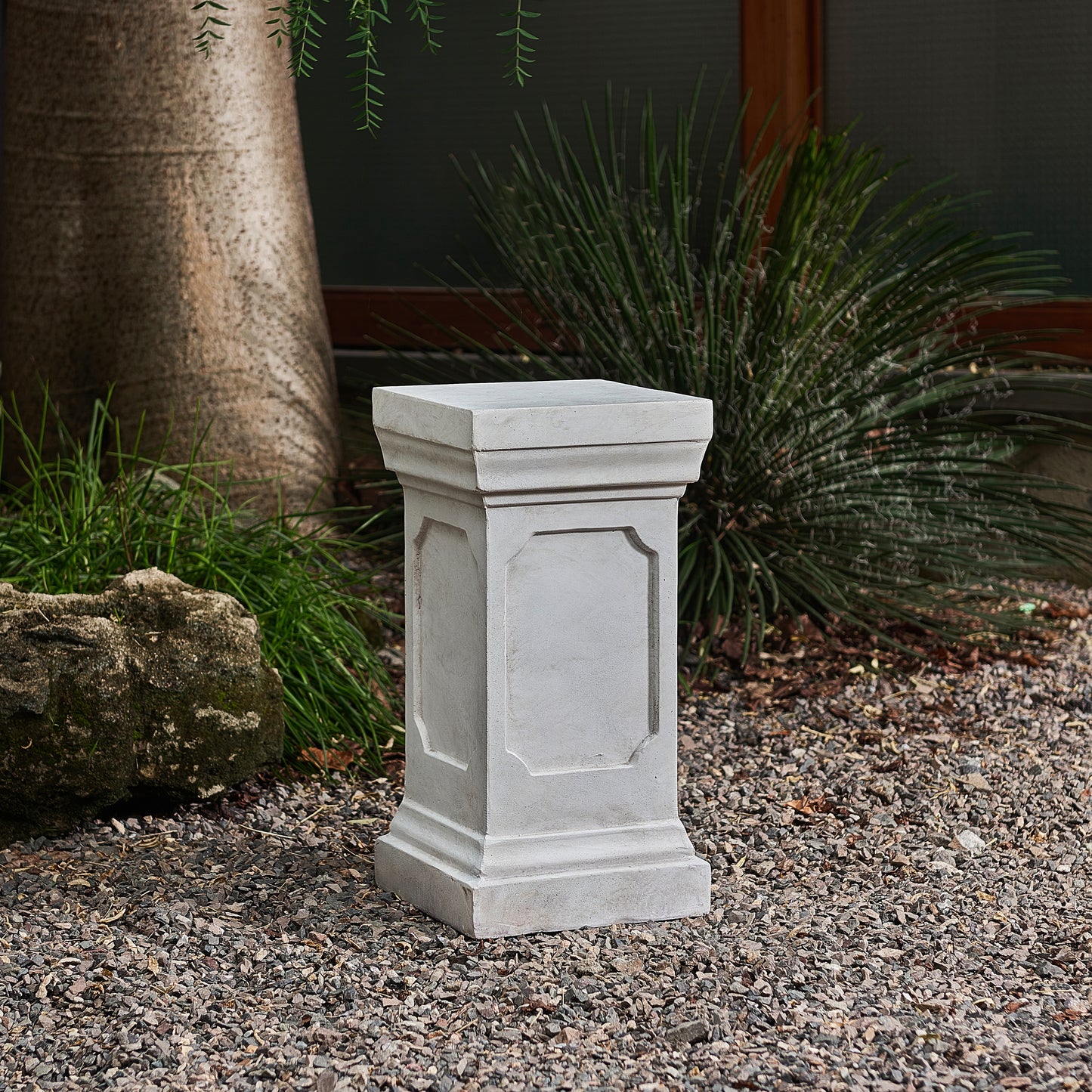 Reed 19.25'' H Classic Square Flower Stand, Pedestal