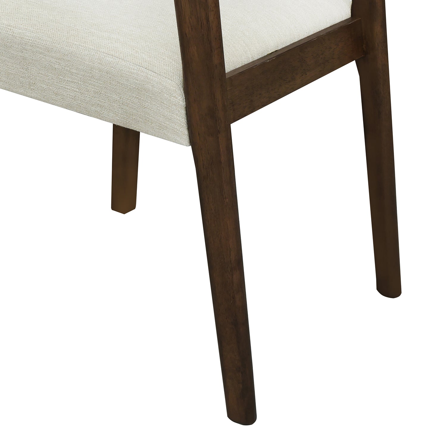 Cavomirium Solid Rubber Wood Dining Chairs,Set of 2