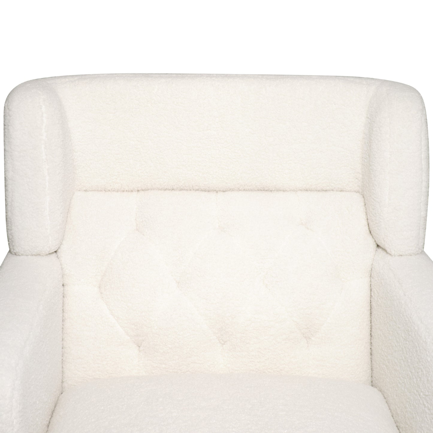 Dorelle Upholstered Accent Chair Tufted Armchair for Living Room and Bedroom