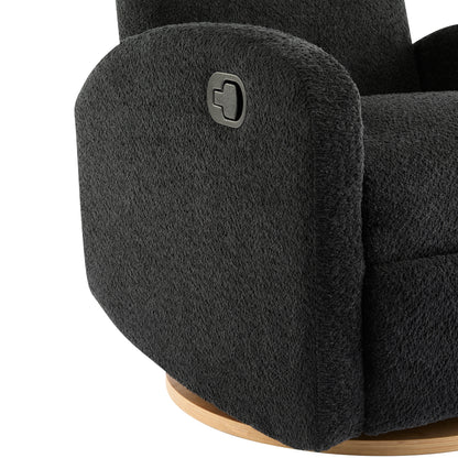 Alindra Modern 360° Swivel Glider Recliner Chair with Rocking Motion