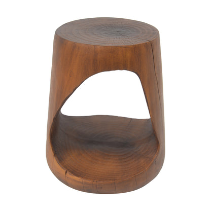 Hawthor MGO Hollow Side Table, Wood-like texture