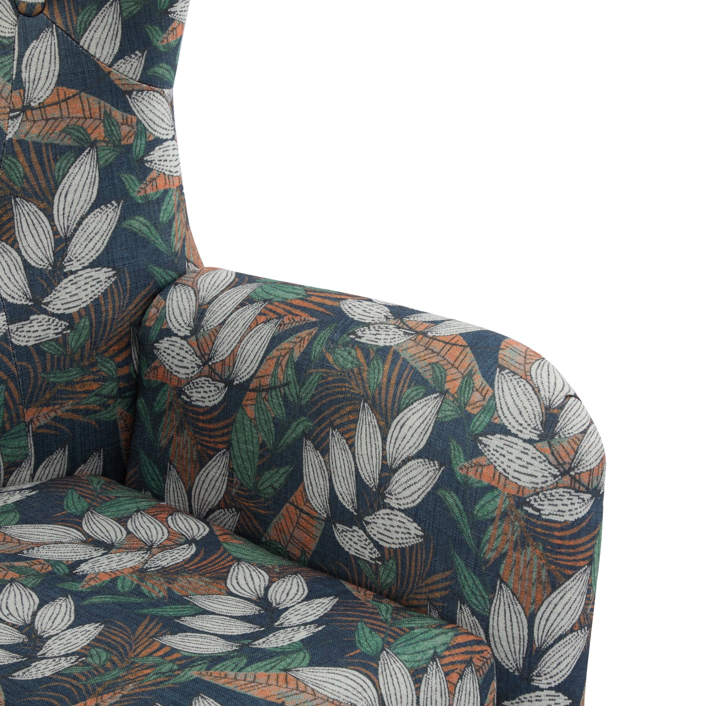 Button Tufted Style Wingback Arm Chair