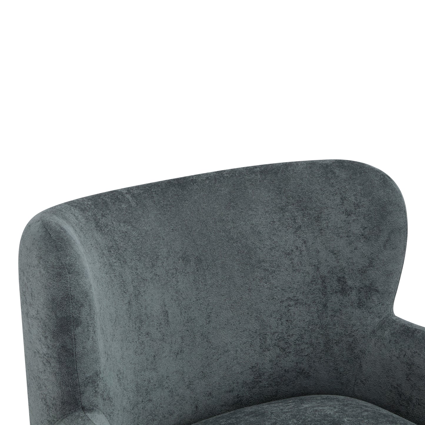 Zoe Fabric Wingback Accent Chairs Single Sofa